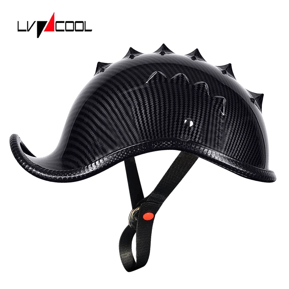 

LVCOOL 2023 Baseball Cap Helmet Motorcycle Vintage Helmets Summer Open Face Scooter for Cruiser Chopper Men Women a