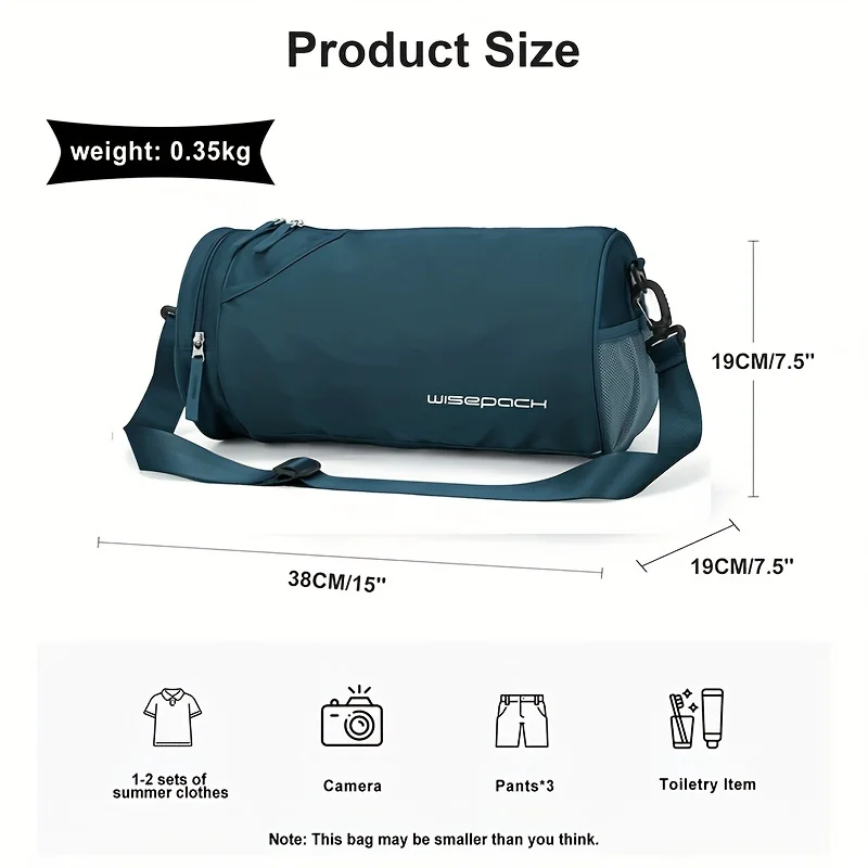 Минималистичная Спортивная Наплечная Сумка с принтом легкая универсальная