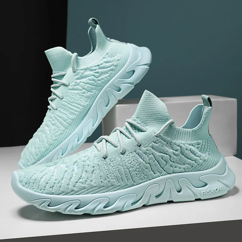 

Man Sneakers Trendy Men Running Shoes Breathable Outdoor Man Sports Sneakers Light Men Walking Tennis Shoes Tiger Print Lace Up