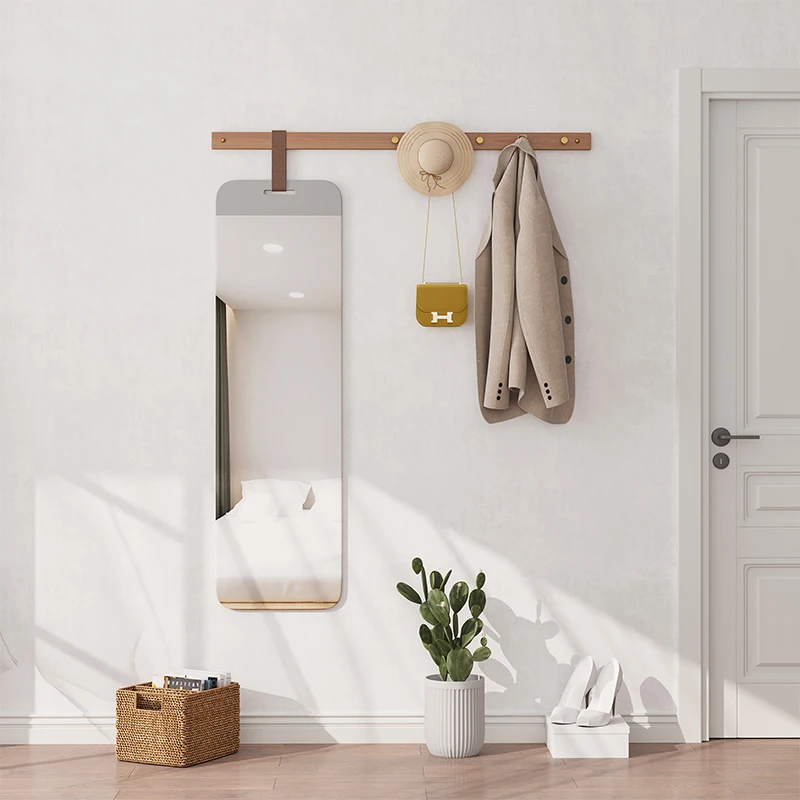 

Clothes Storage Wall Coat Rack Nordic Wooden Wall Hanger Hanging Coats Entrance Hall Tendedero De Ropa Furniture Living Room