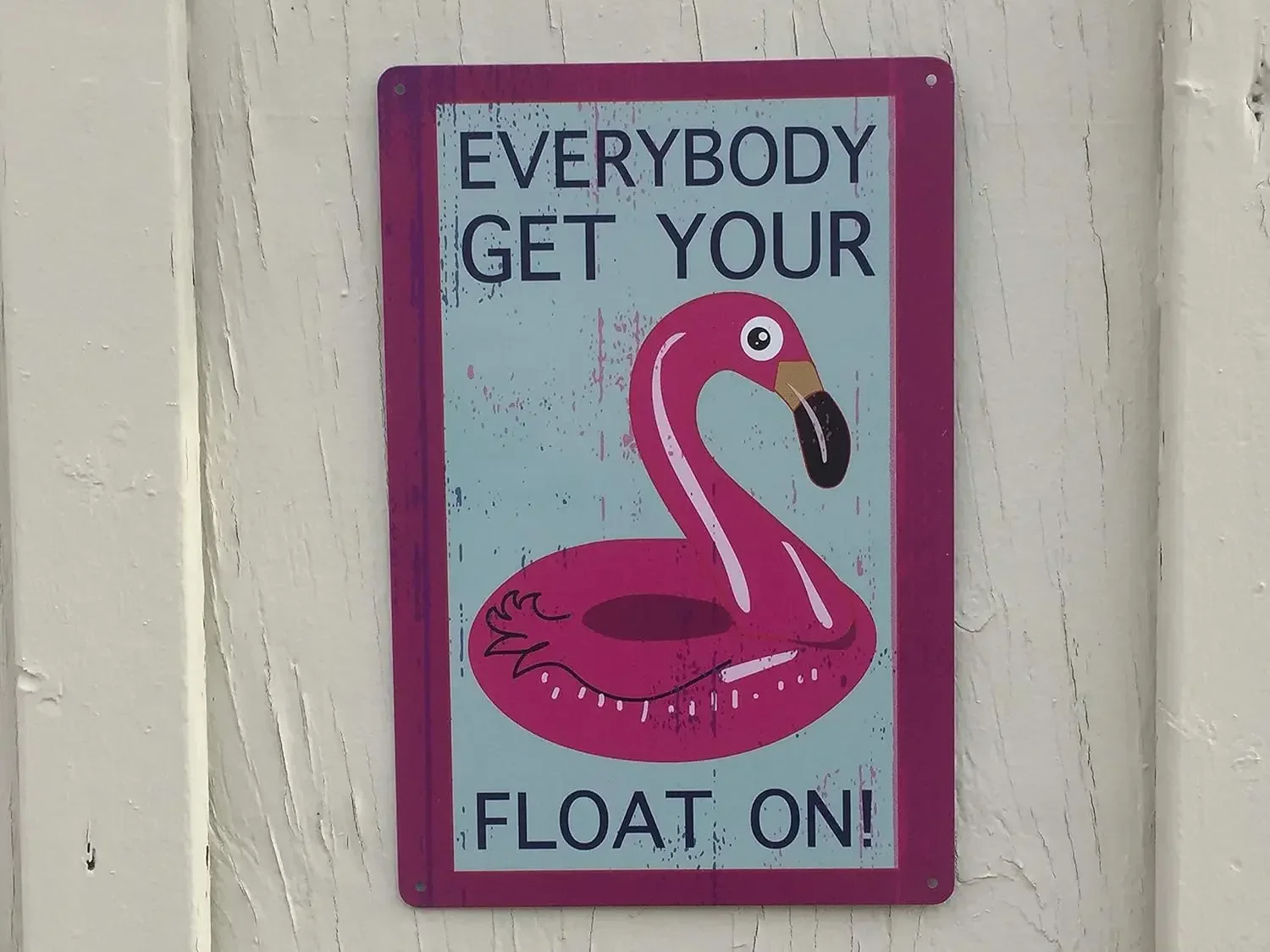 Получите ваш поплавок на вывеске для бассейна размером 12 x 8 дюймов декор с