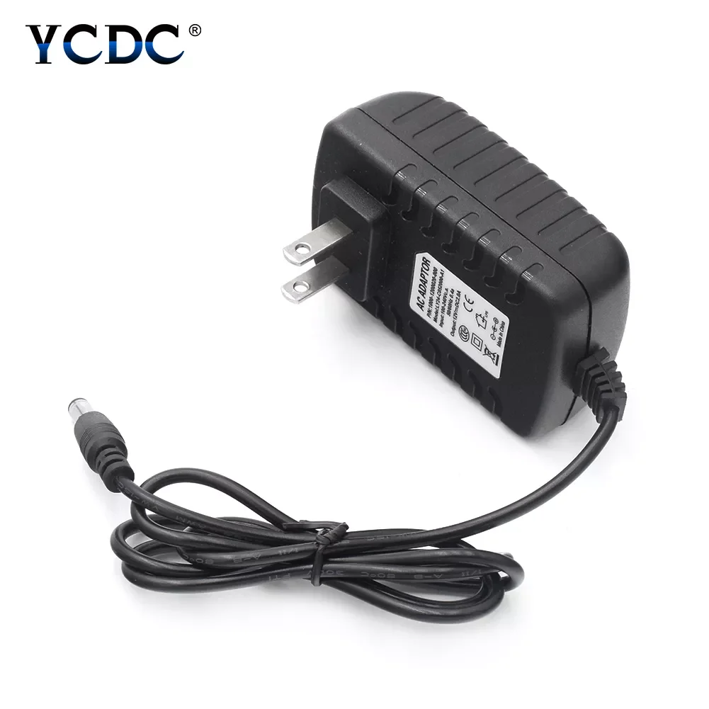 

AC 100-240V to DC 12V 2A Switching Power Supply Converter Adapter 5.5x2.1mm EU US UK AU Plug For CCTV Camera Routers