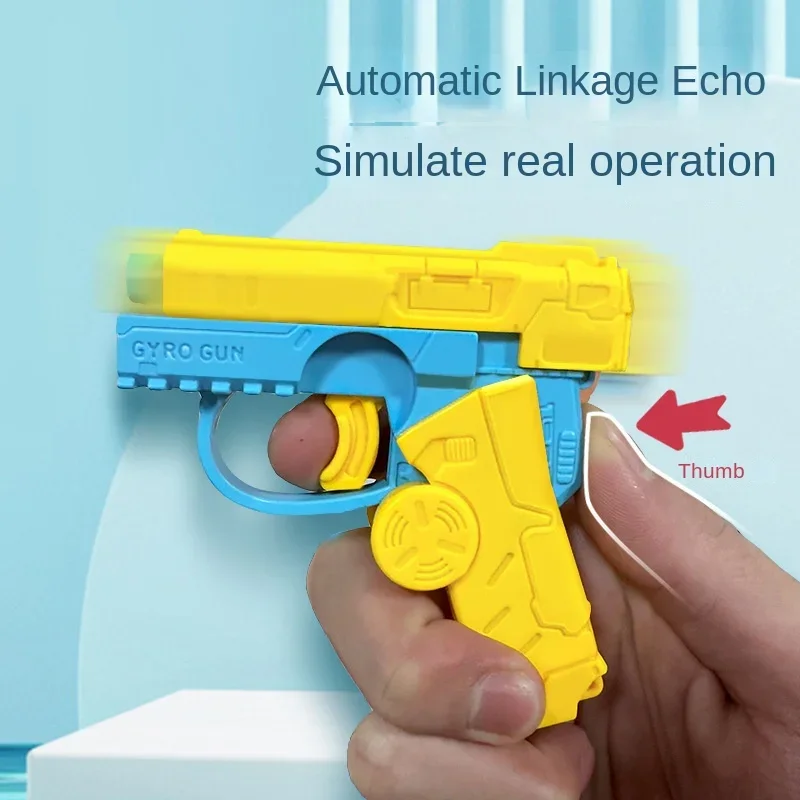 

Mini rotating reloading two-in-one radish gun 3D printing decompression toy model gun holiday gift radish series toys