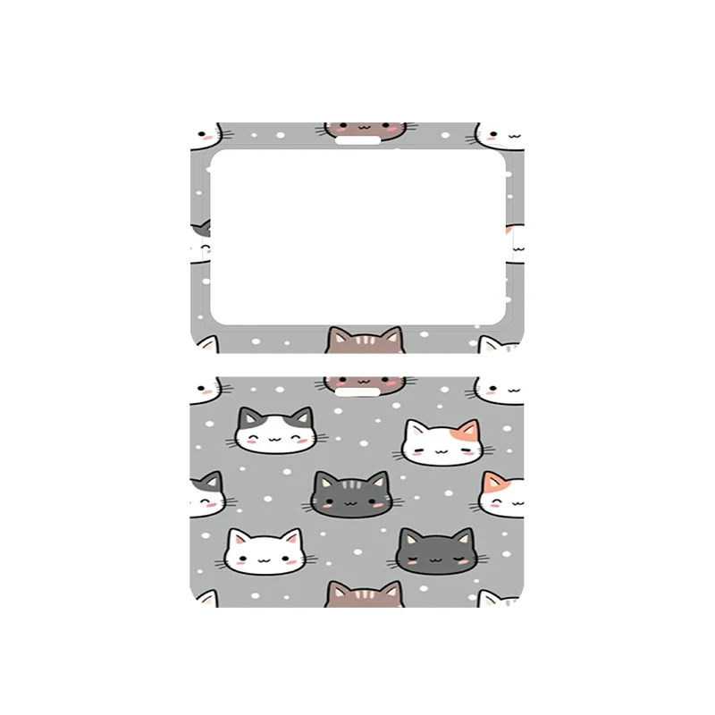 Шнурок D0968 для ключей с мультяшным котом и котенком чехол удостоверения личности