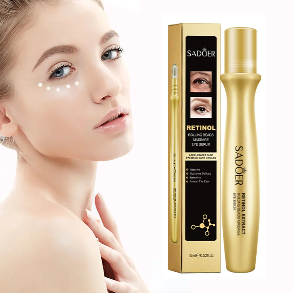 

Retinol Puro Para Rostro Eye Dark Circle Remover Cream Stick Anti Borse Cerne Yeux Olheiras Ojeras Olho Antiarrugas Masajeador