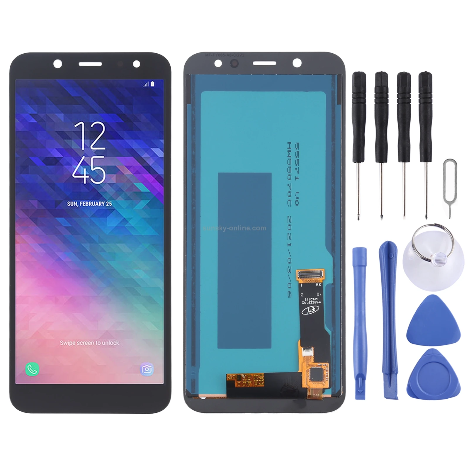 Новый ЖК-дисплей для Samsung Galaxy A6 2018 A600 A600F цифровой сенсорный экран в сборе замена