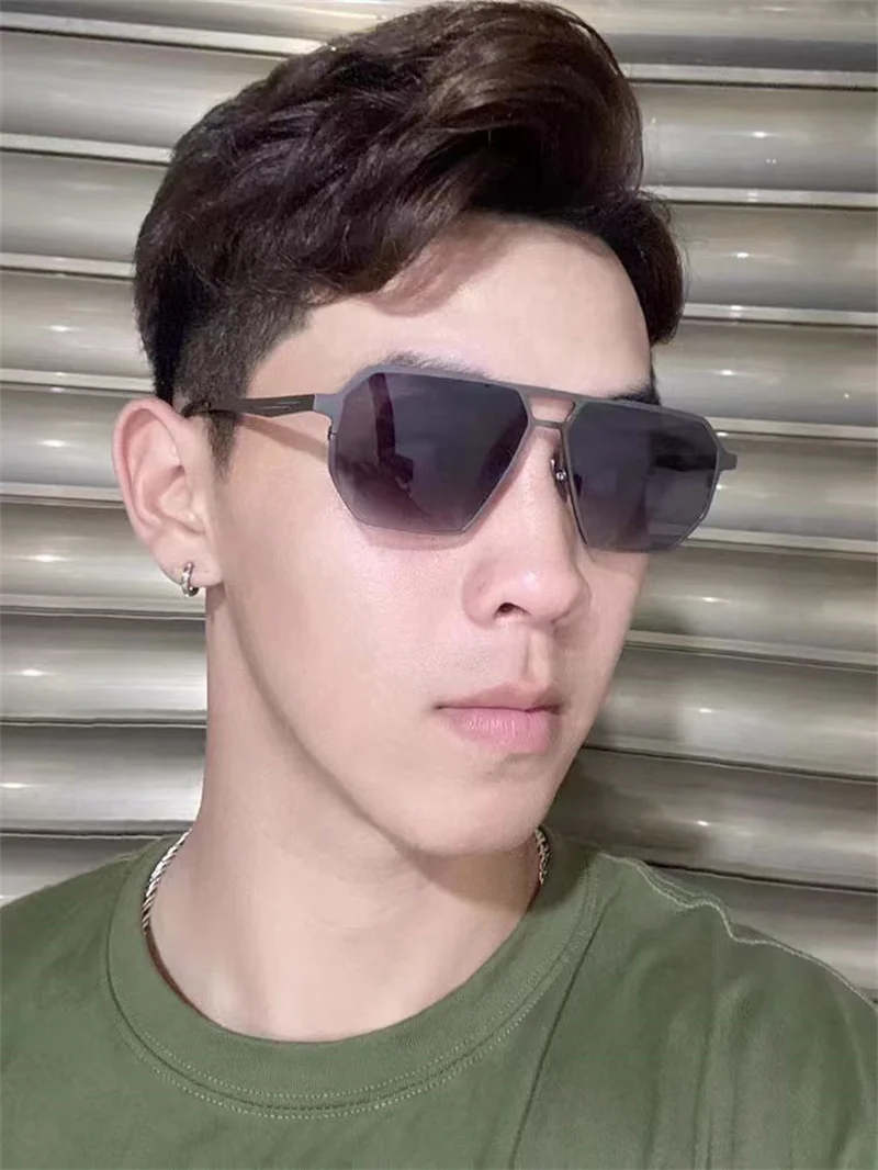 Солнцезащитные очки поляризационные для мужчин и женщин несимметричные с