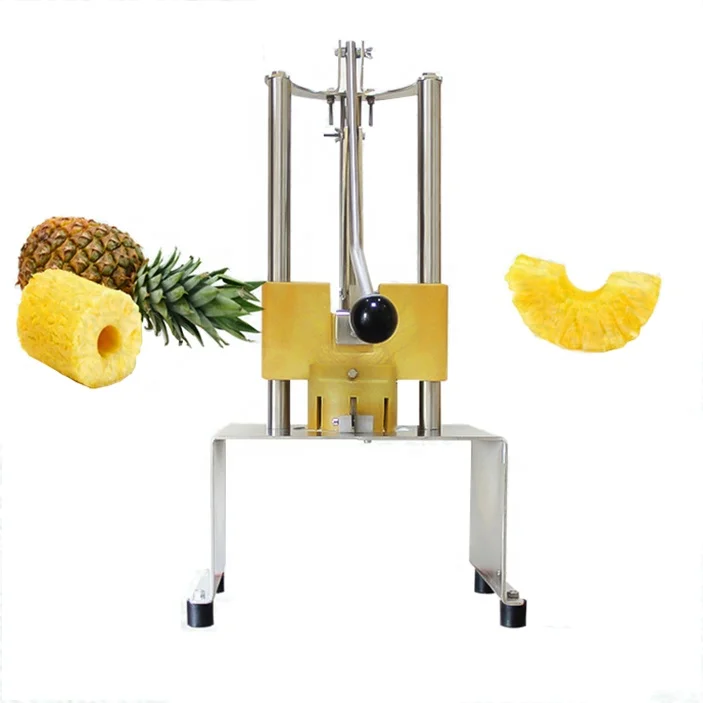 

Factory Wholesale Custom Logo Creative Kitchen Gadgets Manual Handheld Pineapple Cutter Slicer Peeler Cutting Peeling Machine