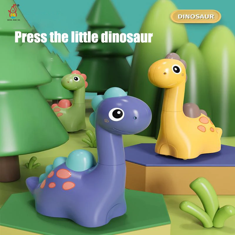 Dinosaur Toy Little Brachiosaurus Antistress Toys Babies Learning To Crawl Puzzle Sliding Funny Toys Montessori Toy For Kid