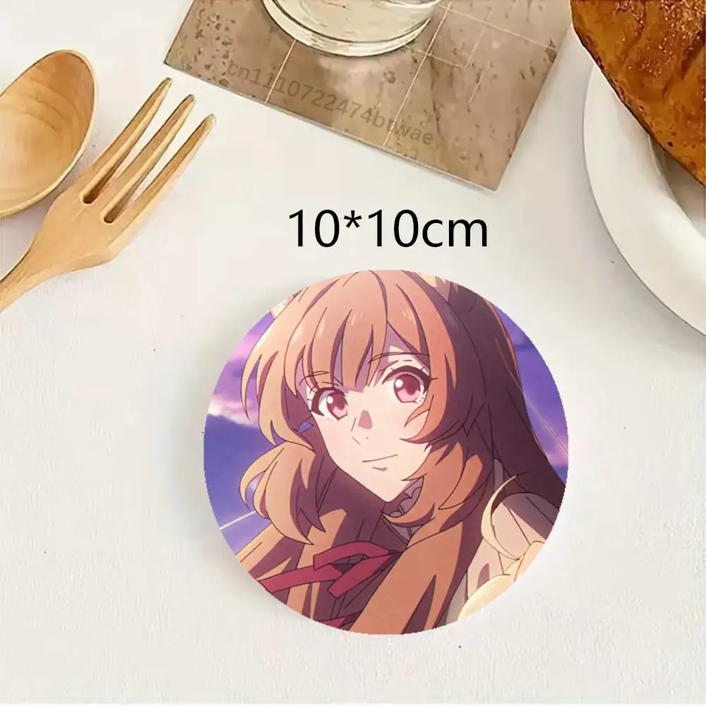 Фото Подставка для кружки S-Shield Hero TRotSH Raphtalia из дерева, термостойкая, для чая и кофе, декоративная подставка под посуду №3