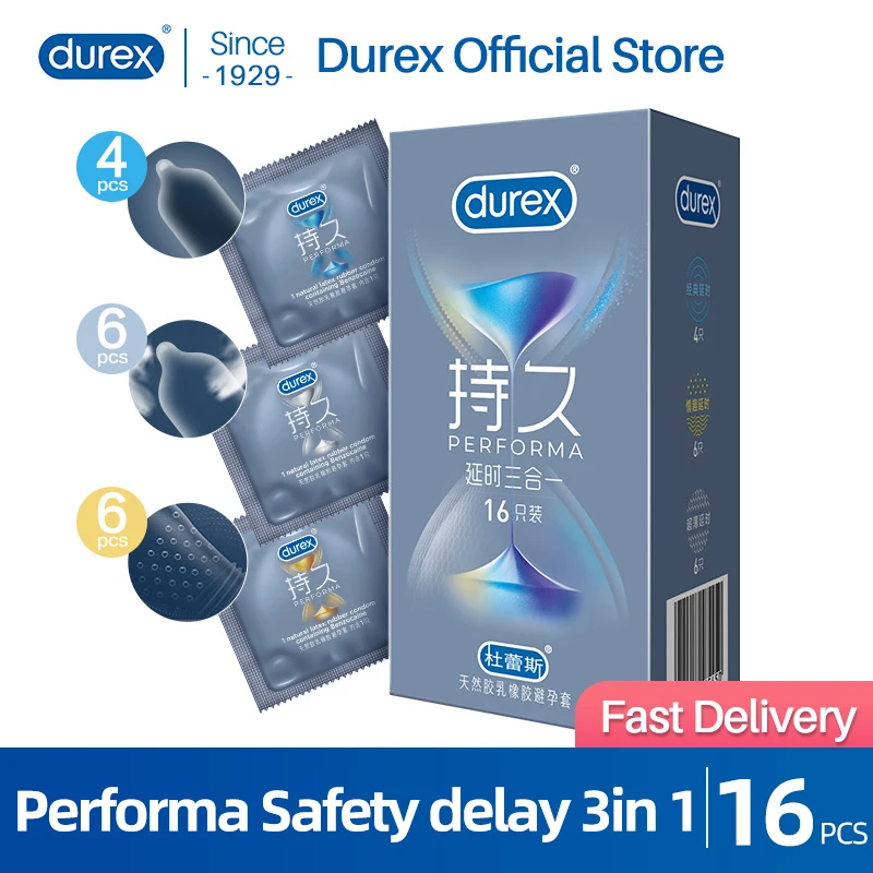 Презервативы Durex презервативы 3 в 1 для мужчин 18 + |