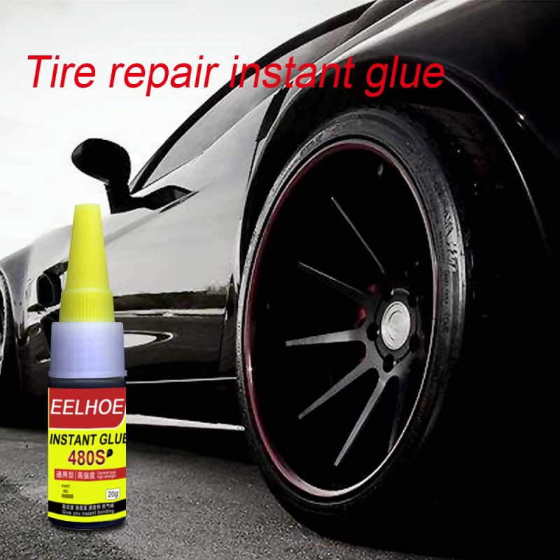 

Супер клей для ремонта автомобильной резины, черный супер клей для ремонта автомобильных шин, 20 г, 480 с, фотолюминесцентный клей для ремонта шин, оптовая продажа
