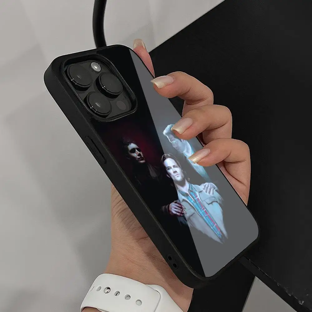 Супернатуральный чехол для телефона Дин сам Кастиэль Iphone 15 14 13 12 11 Pro Max Mini 8 Plus Se Xr X