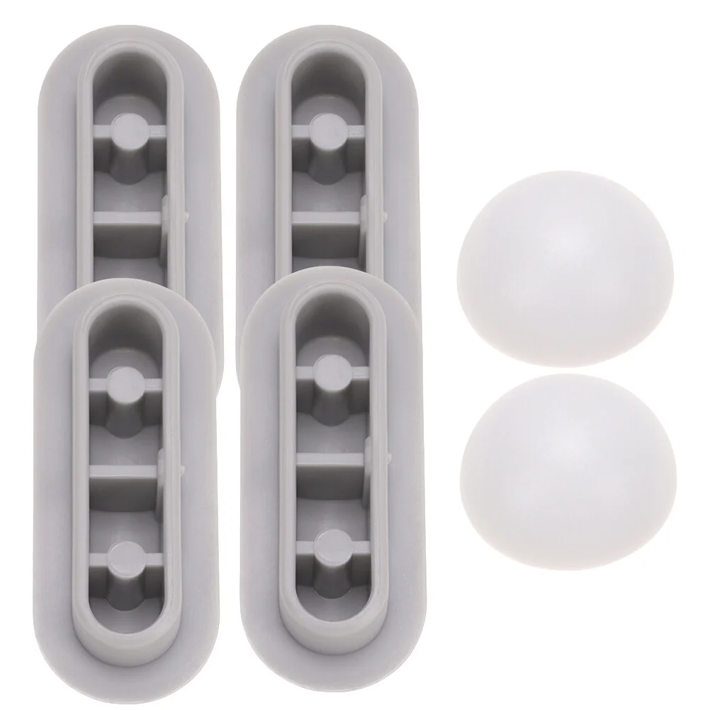 

4 Pcs Plastic Shims Stick Pad Toilet Seat Cushioning Bumper Antislip Gasket Spacer