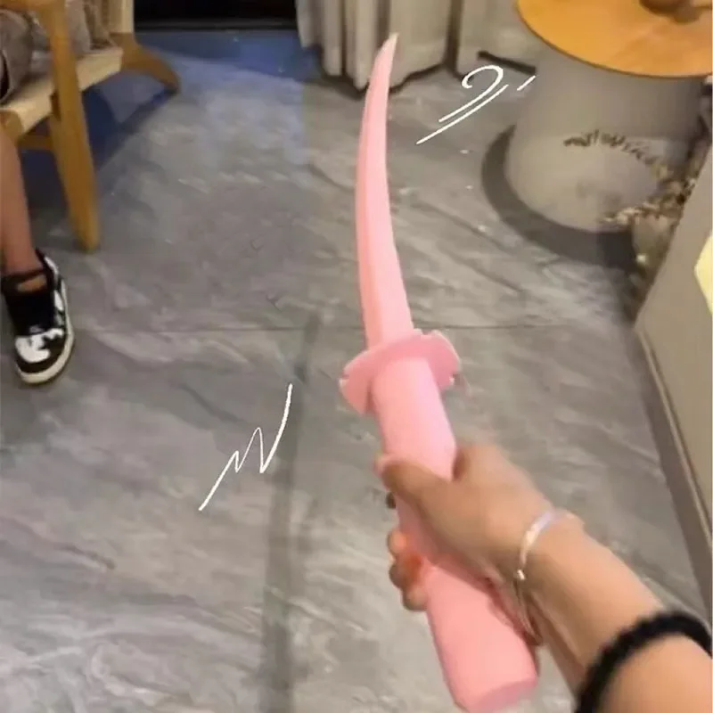 

New 3D Printed Retractable Katana Sword Handmade Scalable Toys For Kids & Adults Anxiety Stress Relief Toy Parent-children Game
