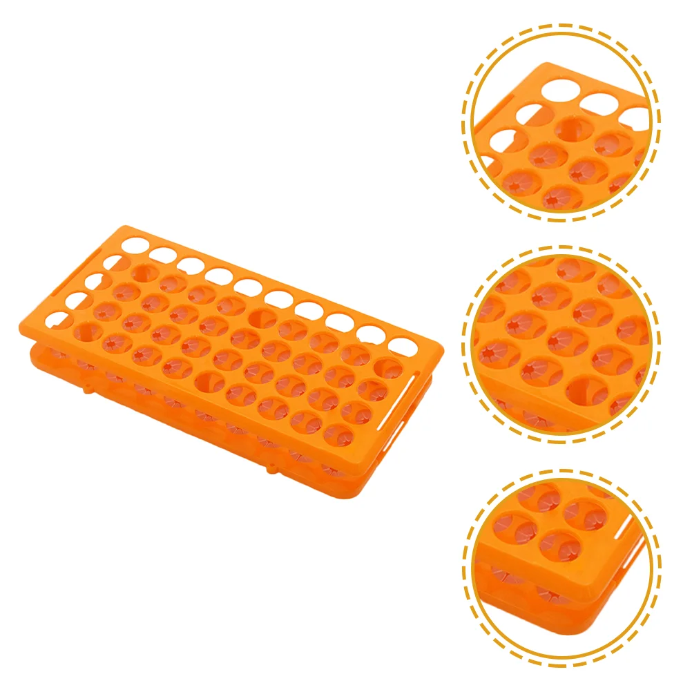 

Test Tube Holder Vial Shot Glasses Holder Rack 50-slot Tube Storage Organizer