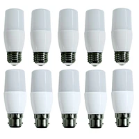 10pcs dimmable led candle light bulbs e27 es 3w b22 bc 220v 240v replaced 25w halogen lamps for home office lighting decoration