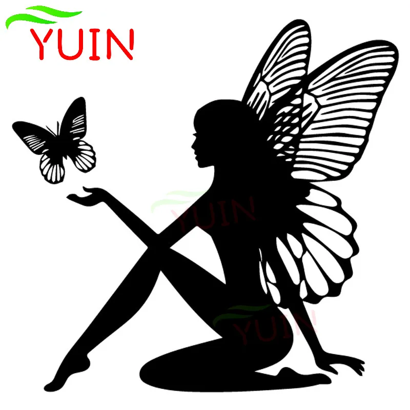 

Beautiful Butterfly Fairy Fantasy Car Decal Body Decoration Personality PVC Waterproof Sunscreen Sticker Can Be Customized Color