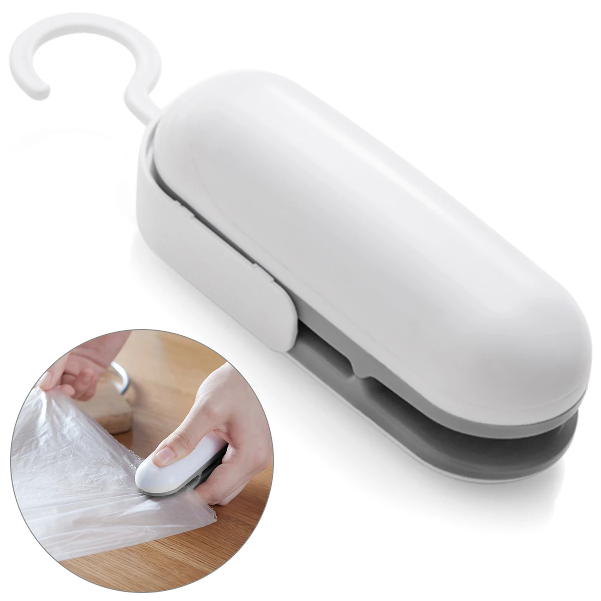 

Mini Bag Sealer 2 in 1 Portable Bag Cutter Heat Sealer for Plastic Bags Food Storage Mini Bag Sealer Mini Bag Sealer Mini Bag