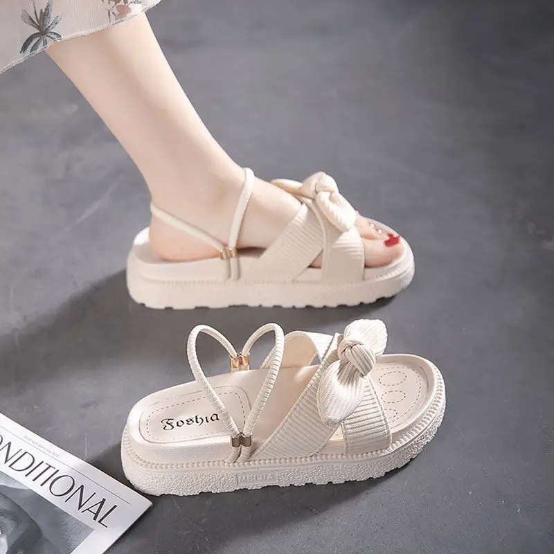 

Womens Flats Sandals 2022 Summer Sandals Fashion Hollow Out Breathable Beach Slippers Flip Flops Slippers Elegant Party Sandals
