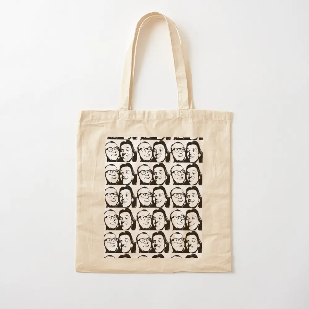 Rik Mayall and Ade Edmondson Tote Bag Женская сумка-шоппер Большая сумка Холщовая через плечо