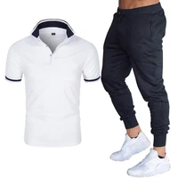 2022 summer new sportswear sets brand mens polo shirt beingsport elastic pants mens fashion casual suit mens sports suit