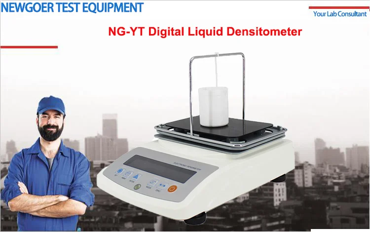 Лабораторный Цифровой измеритель плотности жидкости испытание почвы жидкого