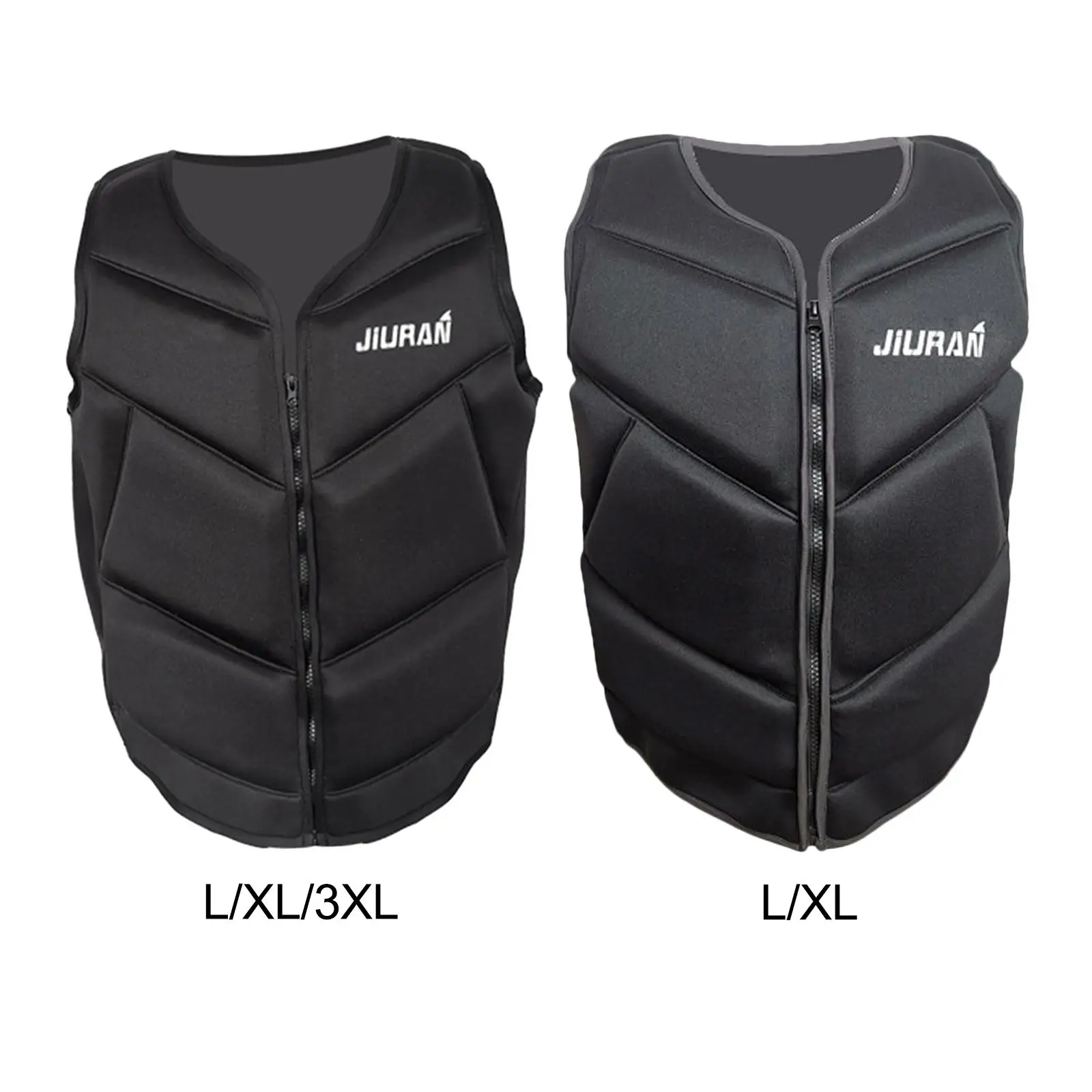 

Unisex Adult Life Jacket Vest Buoyancy Aid Boating Vest Zipper Closure Waistcoat Breathable for Drifting Swimming Ski Surfing