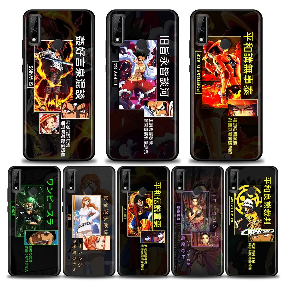 

Phone Case for Huawei Mate 40 10 20 Pro RS Case Y6 Y7 Y9 Y5p Y6p Y8s Y8p Y9a Y7a Silicone Japanese Anime Luffy Zoro