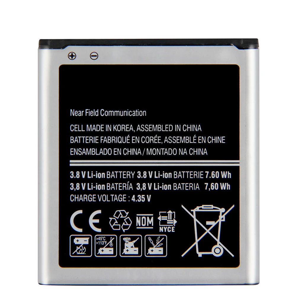 Сменный аккумулятор для телефона EB-BG355BBE Samsung GALAXY Core 2 G355H G355 G3559 G3558 NFC EB-BG355BBC