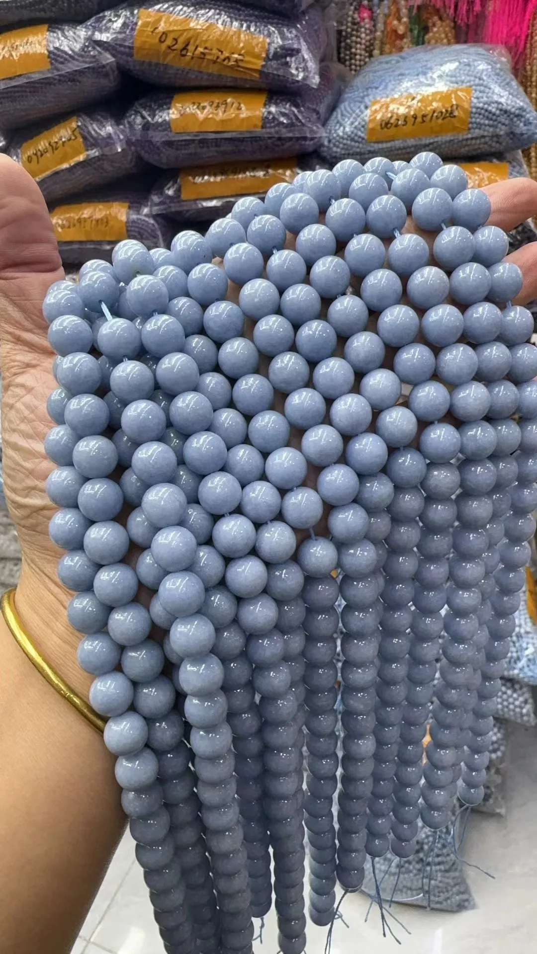 Натуральный камень анги Круглый 4мм/6мм/8мм/10мм