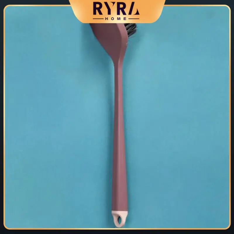 

26x5.5cm Dish Brush Kitchen Stove Non-oily Cleaning Brush Nordic Household Kitchen Cleaning Tools Brown Bath Brush Pp Pot Brush