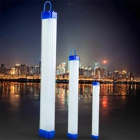 17cm 52cm led tube 30w60w80w portable usb rechargeable emergency light outdoor lighting camping lamp spotlight night light