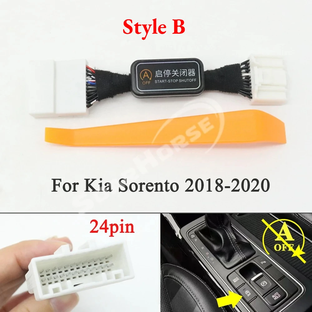 

Для Kia Sorento 2015-2024 автоматический старт-стоп-элиминатор двигателя отключение доводчика устройство Canceller Disable удалить штекер кабеля управления