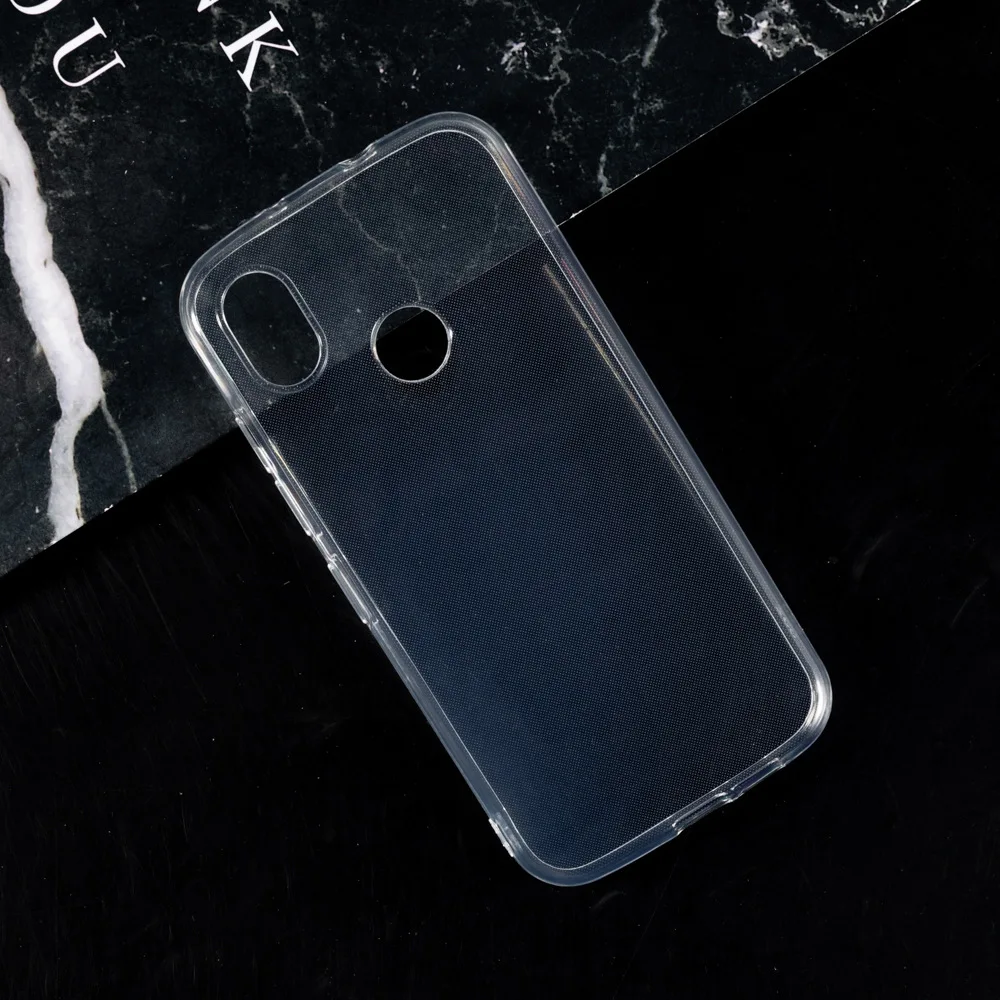 Transparent Phone Case for Caterpillar Cat S52 S 52 Soft Black TPU Case for Caterpillar CAT S52 S 52 with Temepred Glass Cat S52
