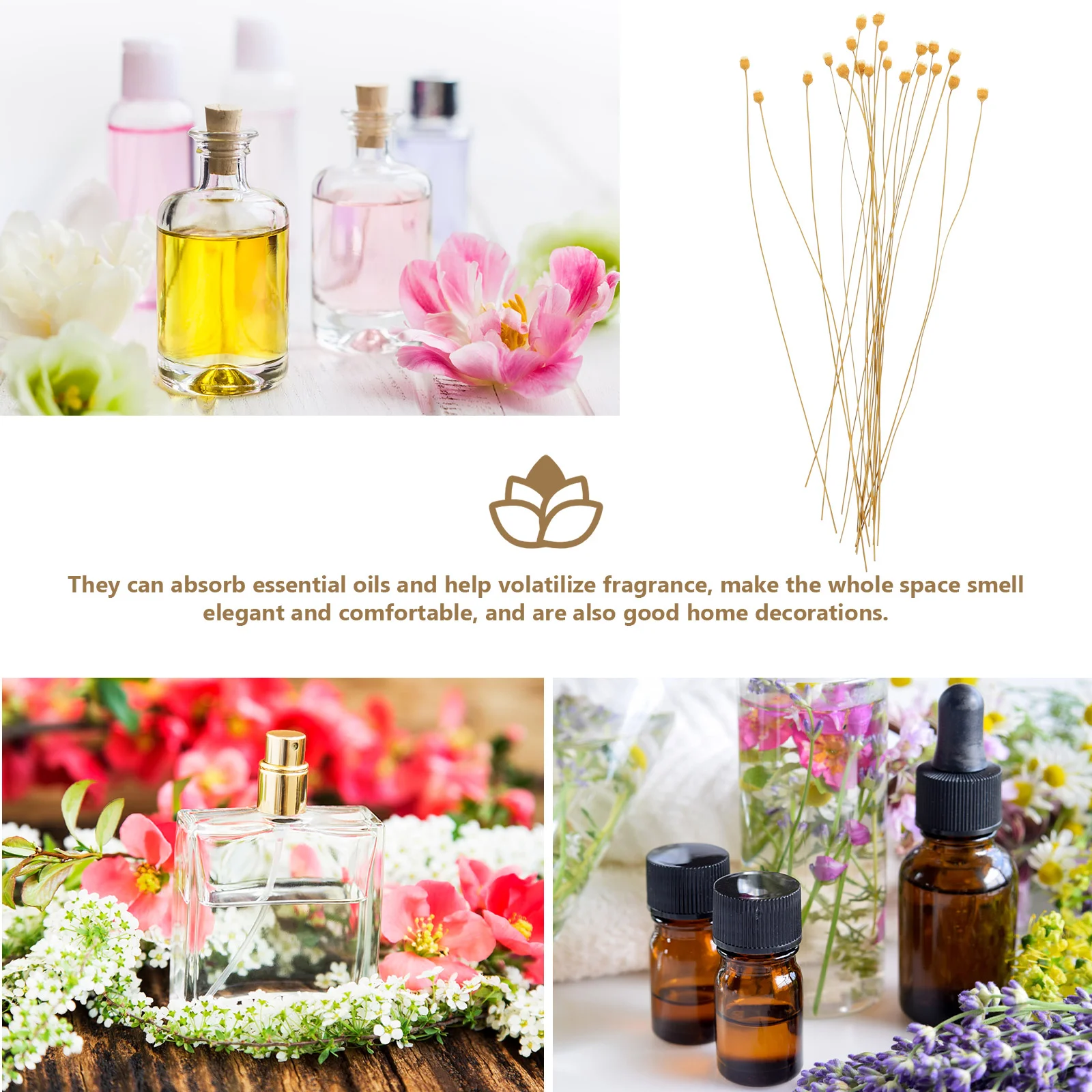 20 шт. ароматерапия цветок ротанга диффузор палочки диффузоры эфирных масел