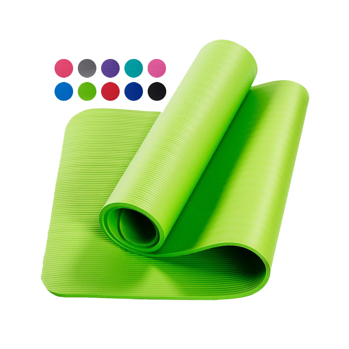 

Beginner Yoga Mat Thicken 8MM Fitness Non-slip Exercise Sit-up Yoga Mat