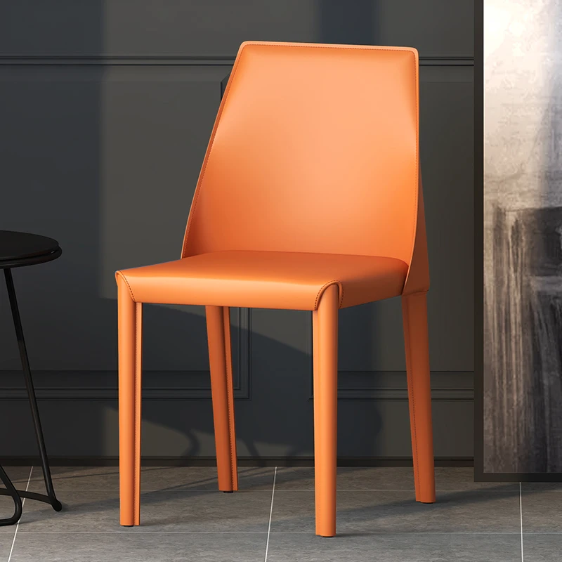 S Modern European Yellow Dining Chairs Ergonomic Party Sillas De Comedor Home Furniture