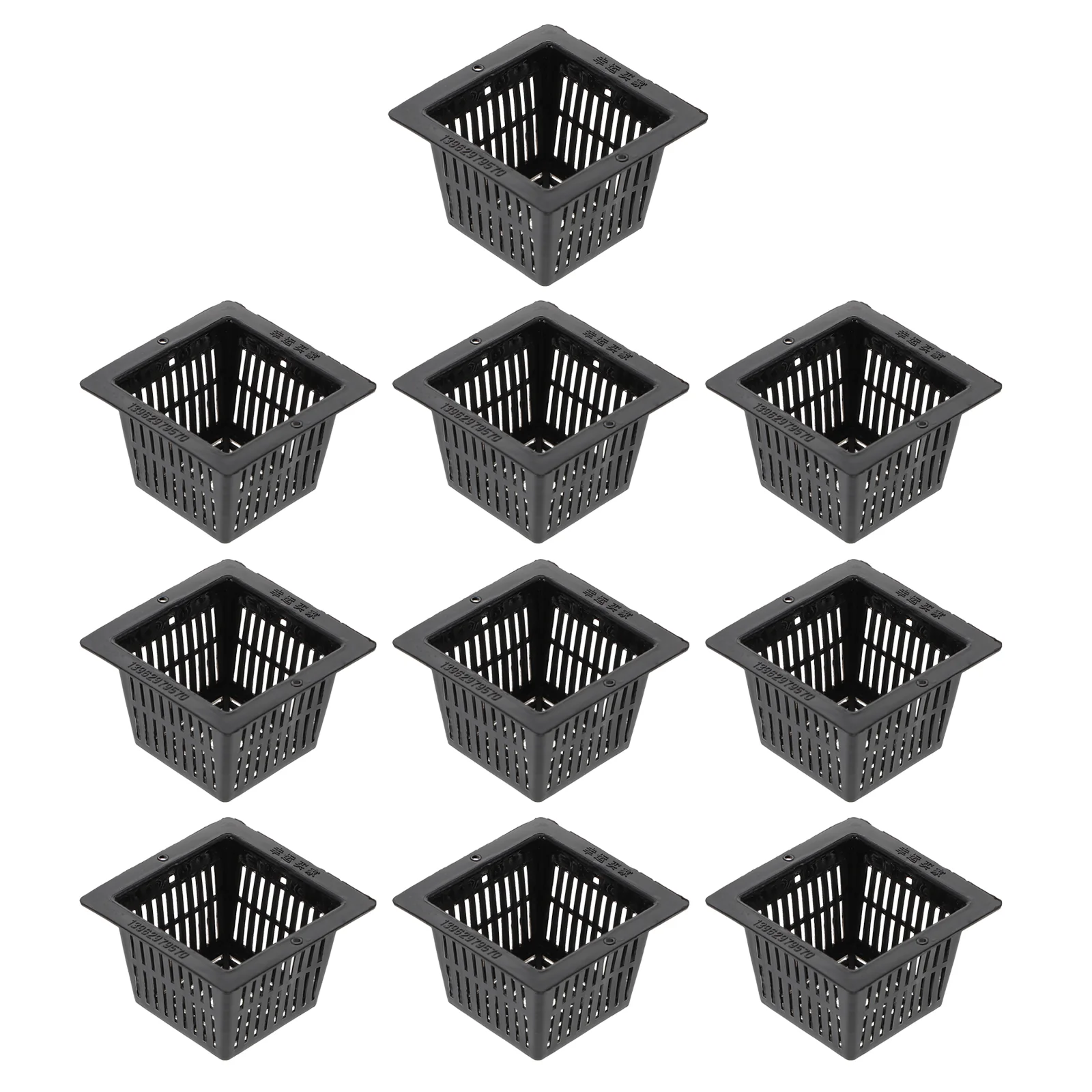 

Net Hydroponic Cups Hydroponics Pots Basket Cup Mesh Pot Planting Gardening Garden Nursery Supplies Aquaponics Baskets Square