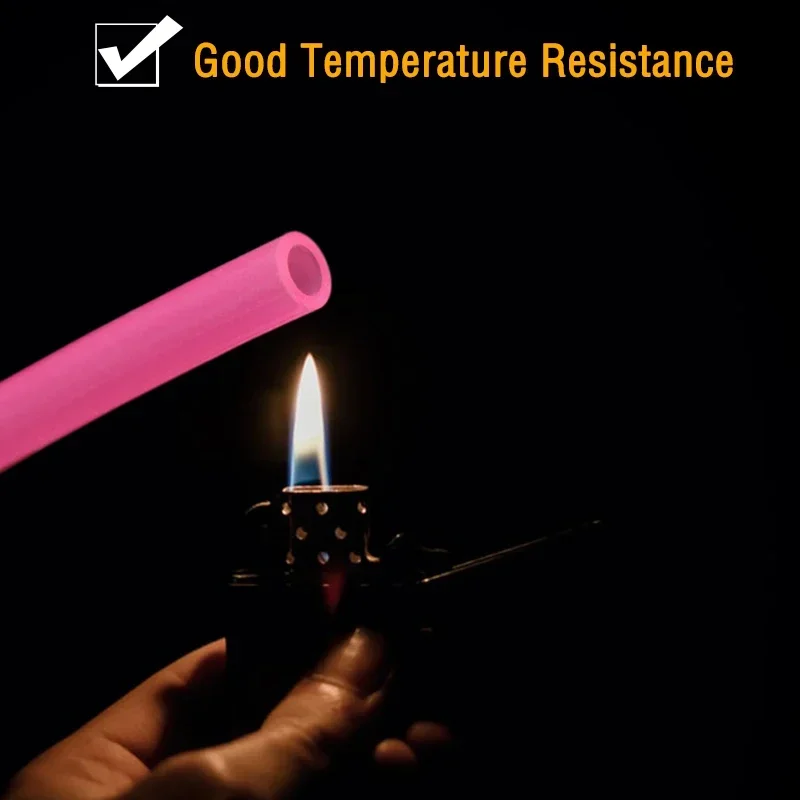 1/5/10 м пищевой розовый силиконовый резиновый шланг 2x4 мм 3x5 4x6 5x7 6x8 Гибкая