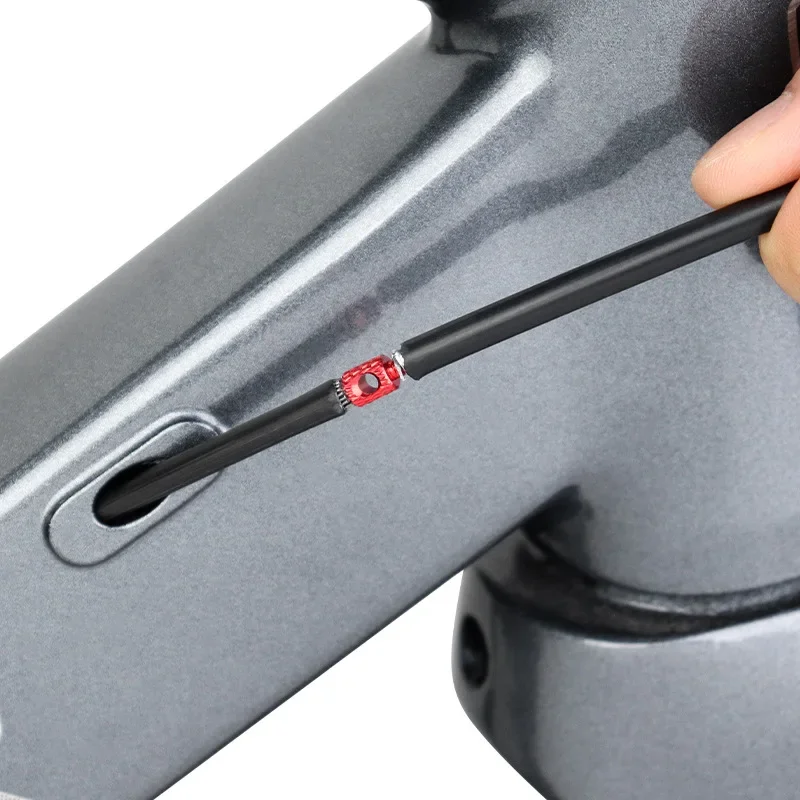 E YIYUEQIANLI do naprawy rowerów Wielofunkcyjny 5-częściowy zestaw ze stopu aluminium wewnętrznego kabla Hamulec ręczny Ad...