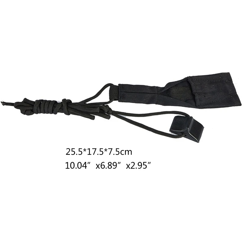 

448D Traditional Leather Bow Stringer Protective Bow String Tools Recurve Long Bow Rope Bowstring Tool for Hunting Shooting