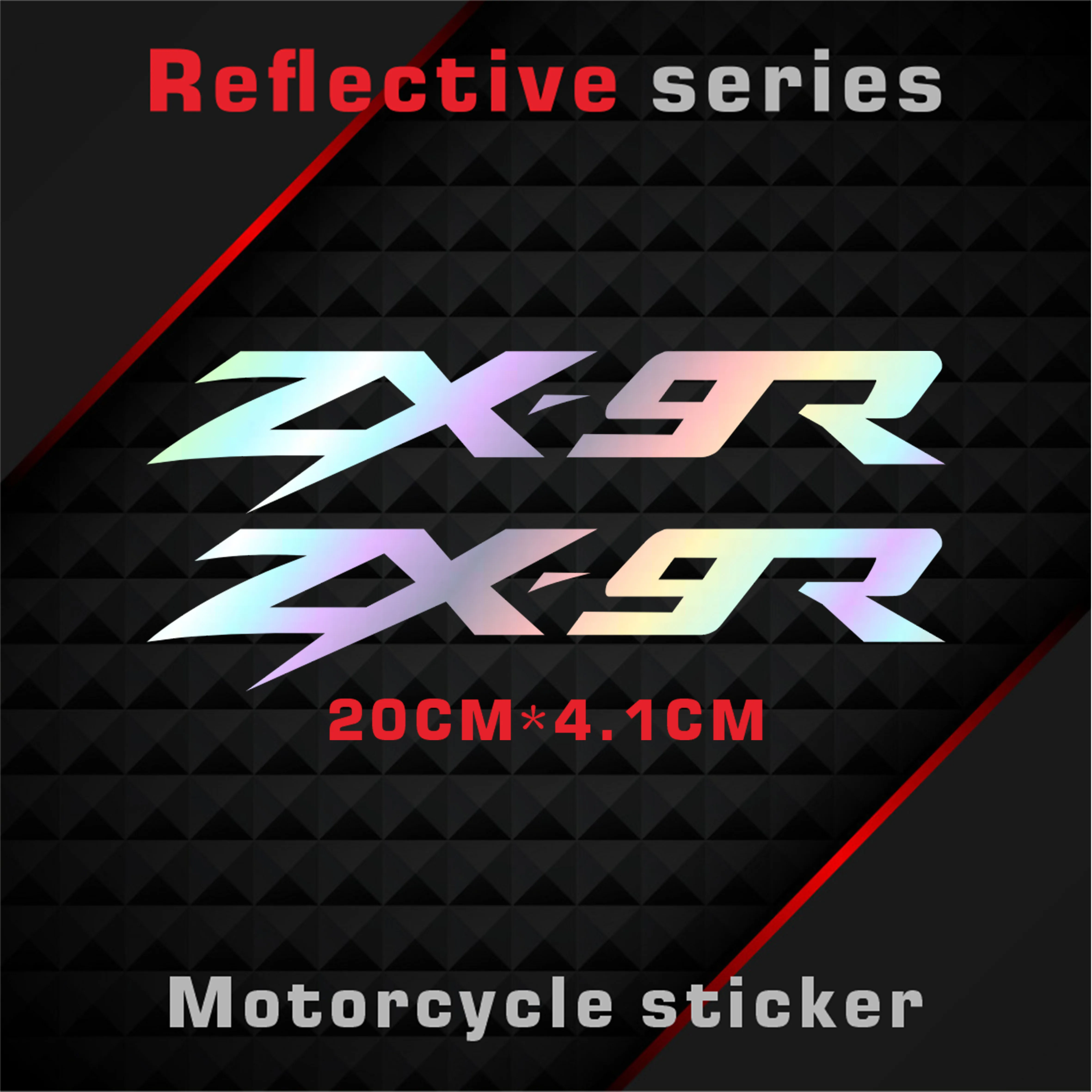 

New Motorcycle Stickers Body Reflective Waterproof Body fuel tank logo sticker Kit For ZX9R
