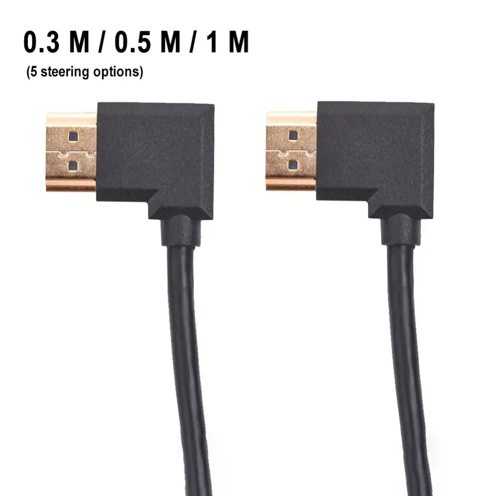 Адаптер DOONJIEY с прямым углом HDMI-совместимый штекер-штекер AV преобразователь кабель для HDTV удлинитель HDTV кабель для DVD PS3 PC