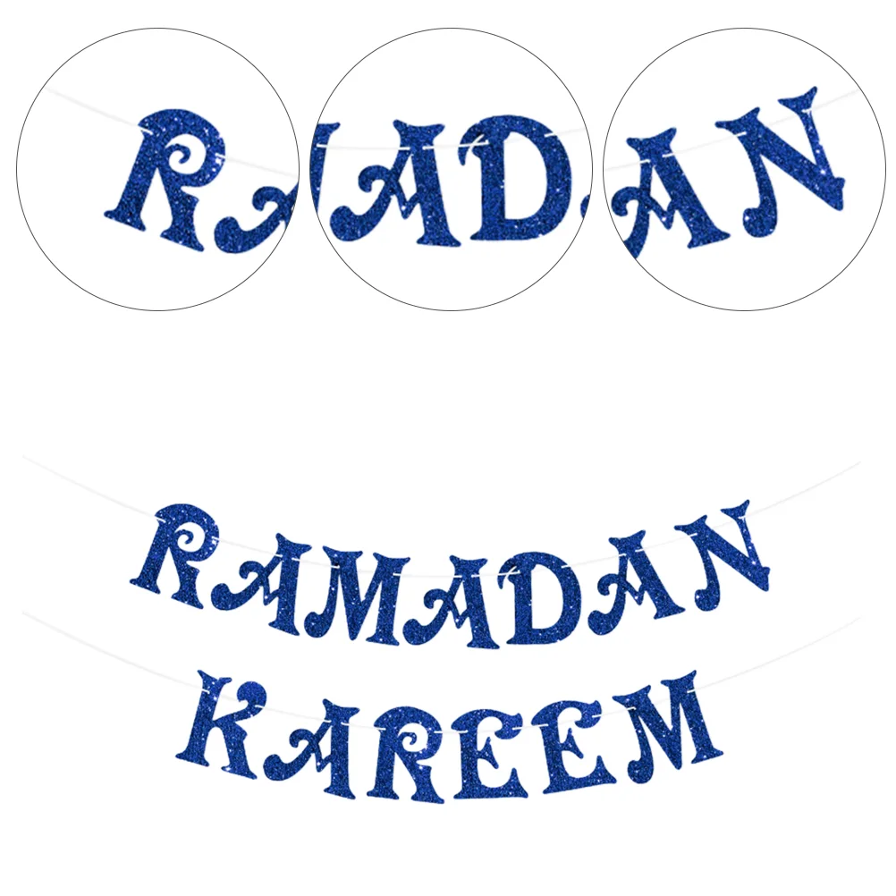 

1 Set Eid Bunting Hanging Pendants Muslim Festival Hanging Bunting Banners