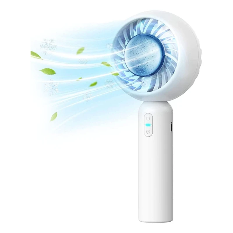 

SANQ Portable Handheld Fan Personal Air Conditioner Mini Fan Semiconductor Cooling Small Personal Cooler USB Rechargeable
