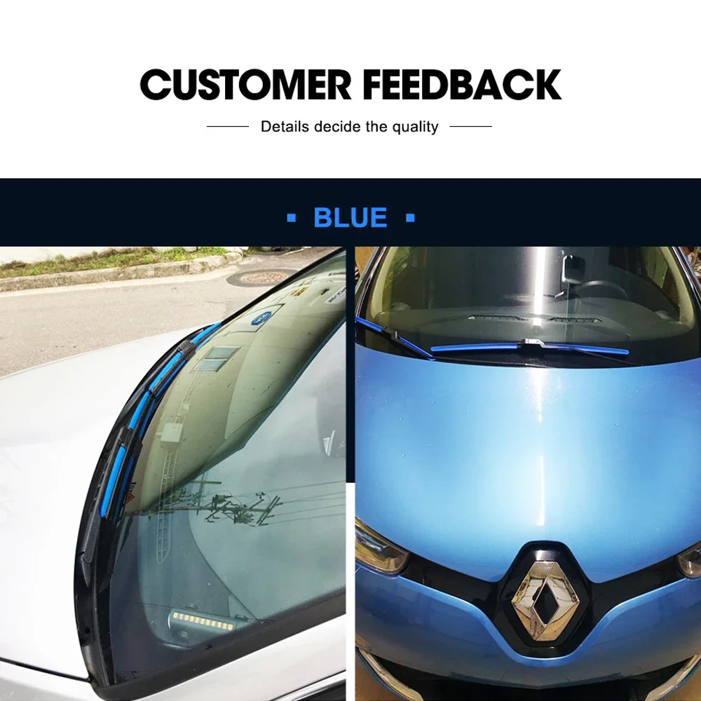 LNJING красочные щетки стеклоочистителя для VW Volkswagen T5 Transporter Caravelle Multivan California 2003 2010