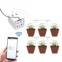 wifi control plant drip irrigation watering system new double pump garden automatic watering system kit wifi mobile app control