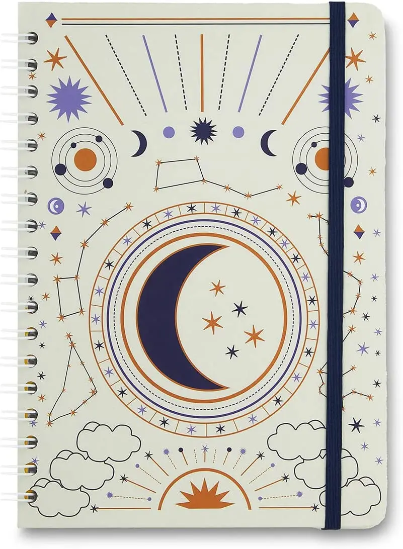 

Caderno Espiral Astral Pautado 17x24 Carta Lunar notebooks com frete grátis
