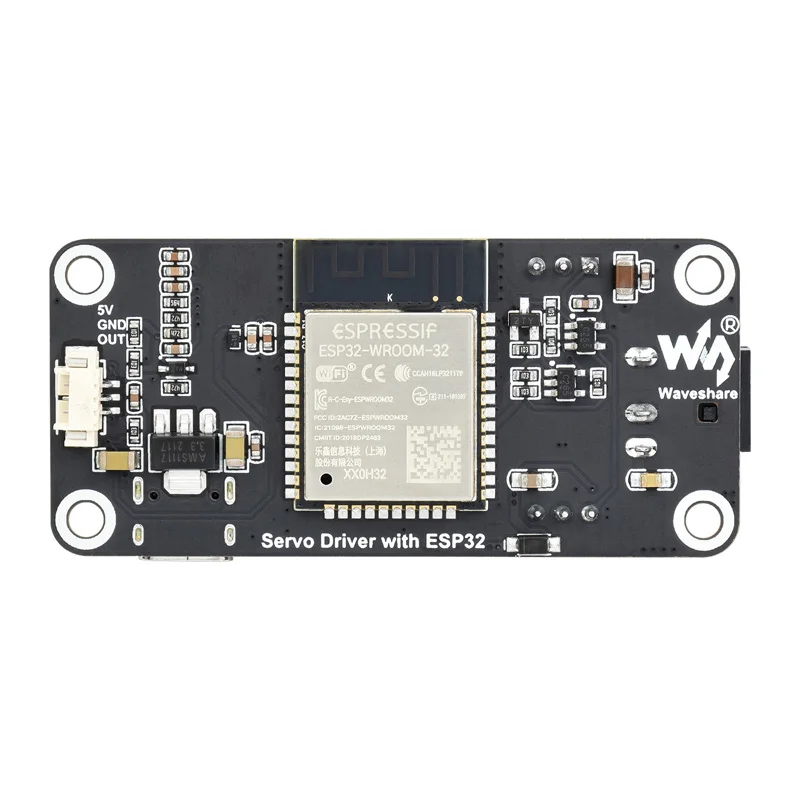 Фото Плата расширения Waveshare ESP32 для сервоприводов со встроенным Wi-Fi/Bluetooth, специализированная плата драйвера для умных сервоприводов с последовательной шиной, 6-12В №5